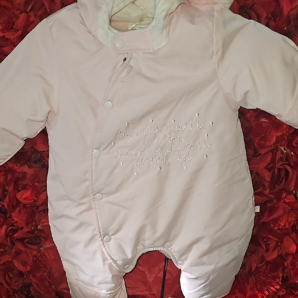 The Children's Place NWOT Pink Baby Snowsuit SILize 3-6 Months